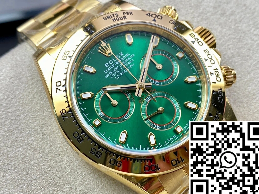 Dial Green BT M116508-0013 Factory Rolex Yellow Gold Daytona 0216